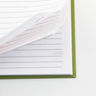 Ежедневник А5, 160 л. твердая обложка «Оливковый» - фото 22821530