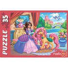 Пазл «Королевство пони», №2, 35 элементов (комплект 32 шт) - фото 24353839