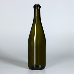 Бутылка «Шампань-классик», стеклянная, 750 мл, цвет оливковый