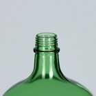 Бутылка стеклянная «Погребок», 5 л, цвет зеленый - фото 4392027