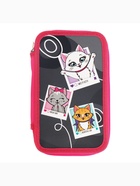 Пенал школьный, 2 секции, 12.5×20.5×4 см «Котята» - Фото 2