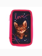 Пенал школьный, 2 секции, 12.5×20.5×4 см «Котенок» - Фото 2