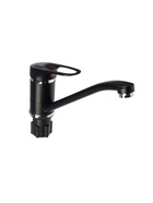 УЦЕНКА Смеситель для кухни «Эверест» B49-0256, однорычажный, длинный излив, черный - Фото 1