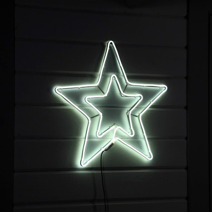 

Неоновая фигура «Звезда», 55 см, 672 LED, 220 В, свечение белое