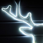 Неоновая фигура «Олень», 70 × 59 см, 448 LED, 220 В, свечение белое - фото 7348000