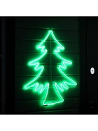 Неоновая фигура «Ёлка», 70×85 см, 560 LED, 220 В, свечение зелёное - Фото 6
