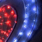 Светодиодная фигура «Сердце» 80 см, металл, 220 В, 8 режимов, свечение красное, белое - фото 7348034