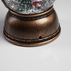 Светодиодная фигура «Фонарь с Дедом Морозом» 11×19×11 см, пластик, батарейки ААх3 (не в комплекте), USB, свечение тёплое белое - Фото 4