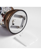 Светодиодная фигура «Фонарь со снеговиком» 11×19×11 см, пластик, батарейки ААх3 (не в комплекте), USB, свечение тёплое белое 9591296