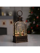 Светодиодная фигура «Фонарь с городом» 10.7×21.5×6.3 см, пластик, от батареек АААх3, USB, свечение тёплое белое - Фото 5