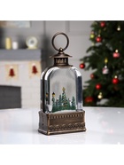 Светодиодная фигура «Фонарь с городом» 10.7×21.5×6.3 см, пластик, от батареек АААх3, USB, свечение тёплое белое - Фото 7