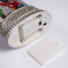 Светодиодная фигура «Свеча со снеговиком» 13.8 × 30 × 8.4 см, пластик, батарейки ААх3 (не в комплекте), USB, свечение тёплое белое - Фото 5