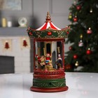 Светодиодная фигура «Карусель» 15.4×25×15.4 см, пластик, батарейки ААх3 (не в комплекте), USB, свечение тёплое белое - Фото 3