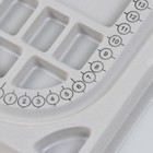 Доска-органайзер для бисероплетения и изготовления изделий из бусин 15,8х23х1,3 см - Фото 3