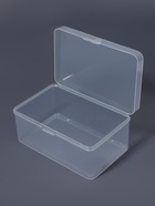Бокс для хранения мелочей, 17.5×10.9×7.9 см, прозрачный - Фото 2