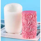 Молд силикон для свечи "Розы" 8,1х8,1х12,4 см - фото 1368921