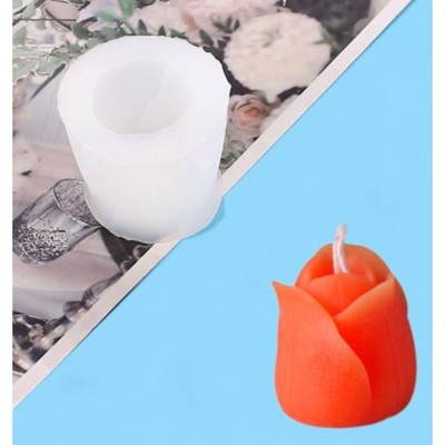 Молд силиконовый «Тюльпан» 5.4×4.2×4.5 см