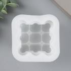 Молд силикон "Куб из шаров" 6х7,5х6 см - Фото 4