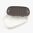 Чабань для чайной церемонии ДЖЕКИЧАЙ, 27×18.5×4 см, на ножках, пластик, коричневый - Фото 2