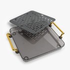 Чабань для чайной церемонии ДЖЕКИЧАЙ, 20.2×25.5 см, пластик, серый - Фото 2