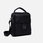 Сумка мужская, цвет чёрный - Фото 1