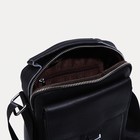 Сумка мужская, цвет чёрный - Фото 5