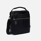Сумка мужская через плечо Fidelio Largo на молнии, 19×7×22 см, чёрная - Фото 1
