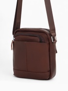 Сумка мужская через плечо Fidelio Largo на молнии, 18×7×20 см, коричневая - Фото 2