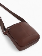 Сумка мужская через плечо Fidelio Largo на молнии, 18×7×20 см, коричневая - Фото 9