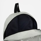 Рюкзак школьный из текстиля на молнии, наружный карман, цвет хаки - фото 22795230