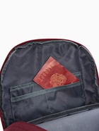Рюкзак школьный на молнии с карманами, бордовый 9932638 - фото 5085434
