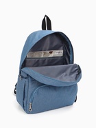 Рюкзак школьный FULLDORN на молнии, с карманами, однотонный, размер 30×10×41 см, голубой - Фото 9