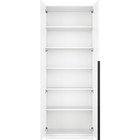 Шкаф 2-х дверный «Локер», 800×530×2200 мм, с полками, цвет белый снег - Фото 3