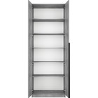 Шкаф 2-х дверный «Локер», 800×530×2200 мм, с полками, цвет бетон - Фото 3