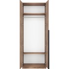 Шкаф 2-х дверный «Локер», 800×530×2200 мм, со штангой, цвет дуб табачный - Фото 3