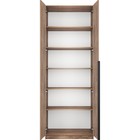 Шкаф 2-х дверный «Локер», 800×530×2200 мм, с полками, цвет дуб табачный - Фото 3