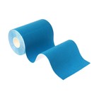 Кинезио - тейп, 10 см × 5 м, цвет синий - фото 8130745