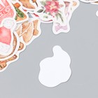 Наклейки для творчества "Новогодняя выпечка" набор 46 шт 4,4х4,4х1,1 см - фото 22754611