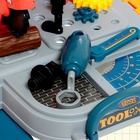 Игровой модуль детский 3 в 1 «Рюкзачок», верстак с инструментами, 23 элемента - Фото 7