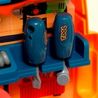 Игровой модуль детский 3 в 1 «Рюкзачок», верстак с инструментами, 23 элемента - Фото 9