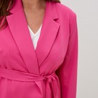Пиджак женский с поясом MIST plus-size, р.54, розовый - Фото 3