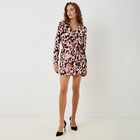 Платье женское с воланом MIST, размер 46, розовый - фото 25566384