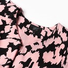 Платье женское с воланом MIST, размер 48, розовый 9703904