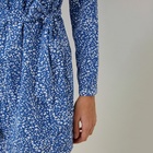 Платье женское с воланом MIST, размер 42, голубой - Фото 3