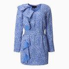 Платье женское с воланом MIST, размер 42, голубой - Фото 6