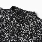 Платье женское с рюшами MIST, размер 46, черный 9703935