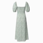 Платье женское миди MIST Flower, зеленый. р.48 - фото 24319519