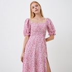 Платье женское миди MIST Flower, фиолетовый. р.44 - Фото 2