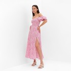 Платье женское миди MIST Flower, фиолетовый. р.44 - Фото 6