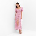 Платье женское миди MIST Flower, фиолетовый. р.44 - Фото 7